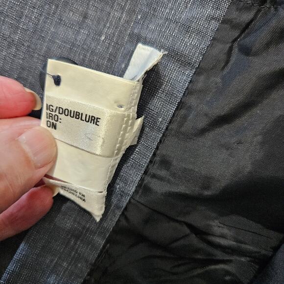 Escada Skirt Womens Gray EU 42 Wool Mohair Pencil Knee Length Corpcore US 12 - Picture 10 of 16